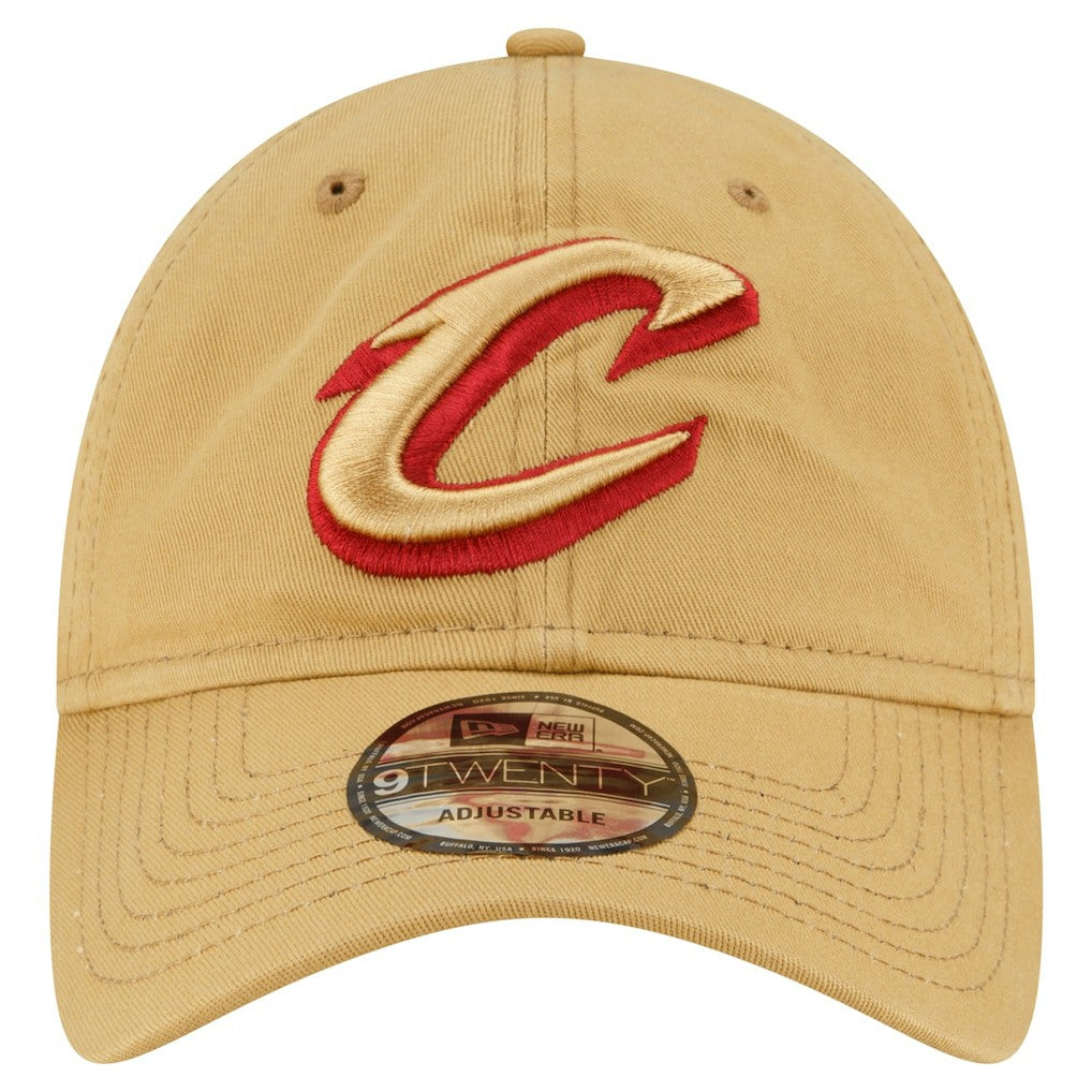 Cleveland Cavaliers Team 2.0 9TWENTY Adjustable Hat Tan - New Era