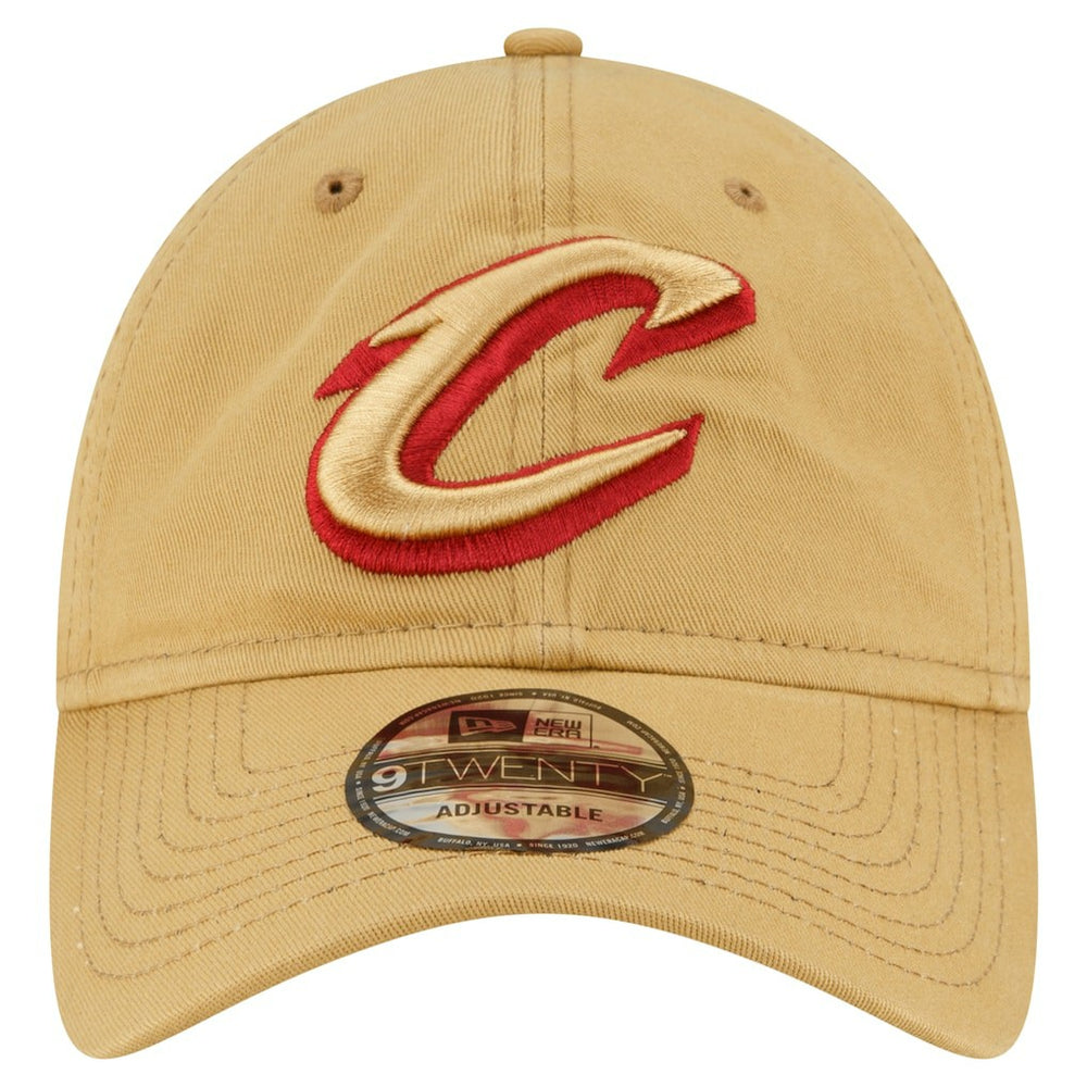 Cleveland Cavaliers Team 2.0 9TWENTY Adjustable Hat Tan - New Era