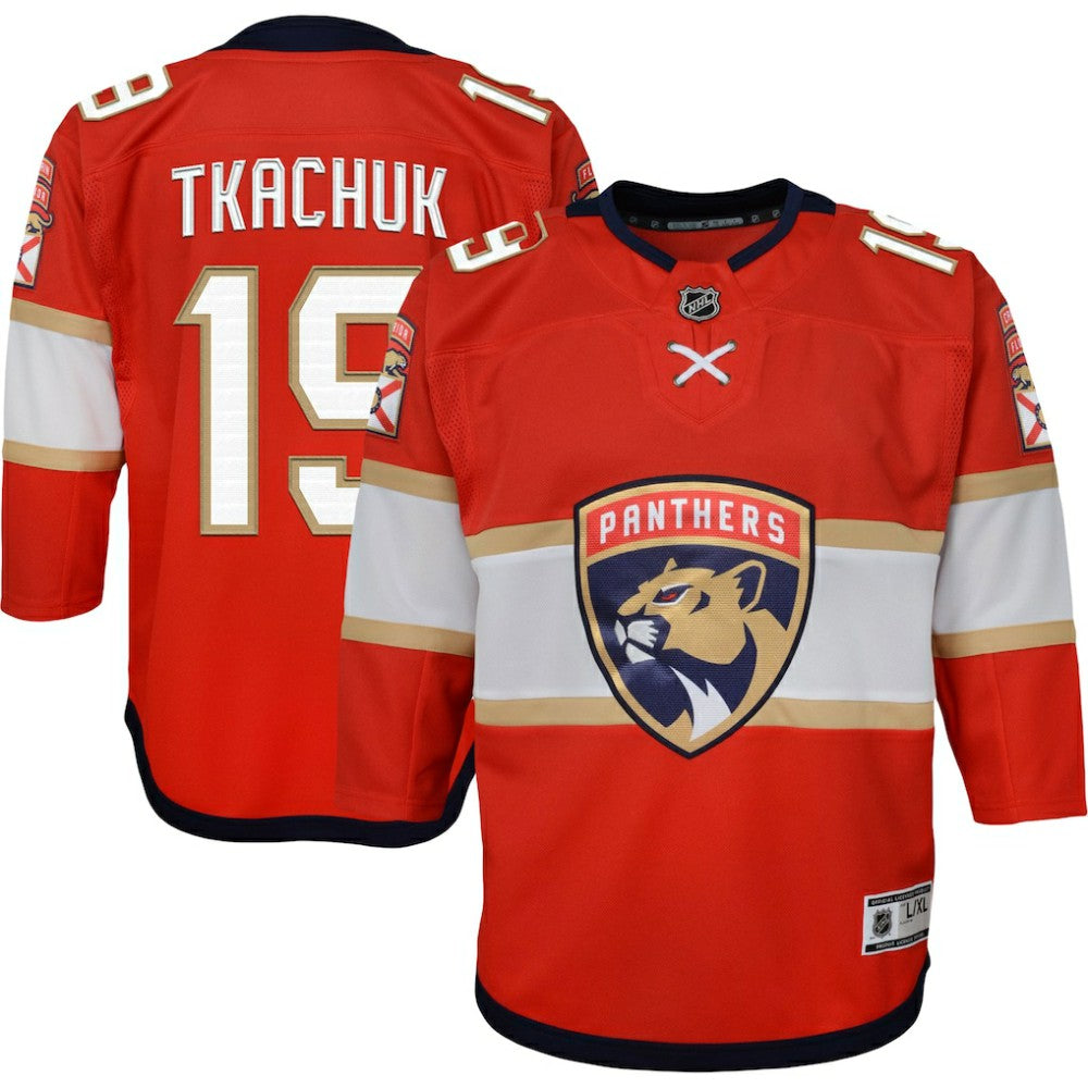 Matthew Tkachuk Florida Panthers Youth Home Premier Player Jersey - Red | US 5021932
