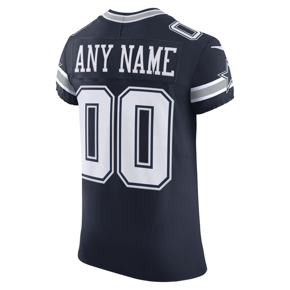 Dallas Cowboys Vapor F.U.S.E. Elite Custom Jersey - Navy Jerseys