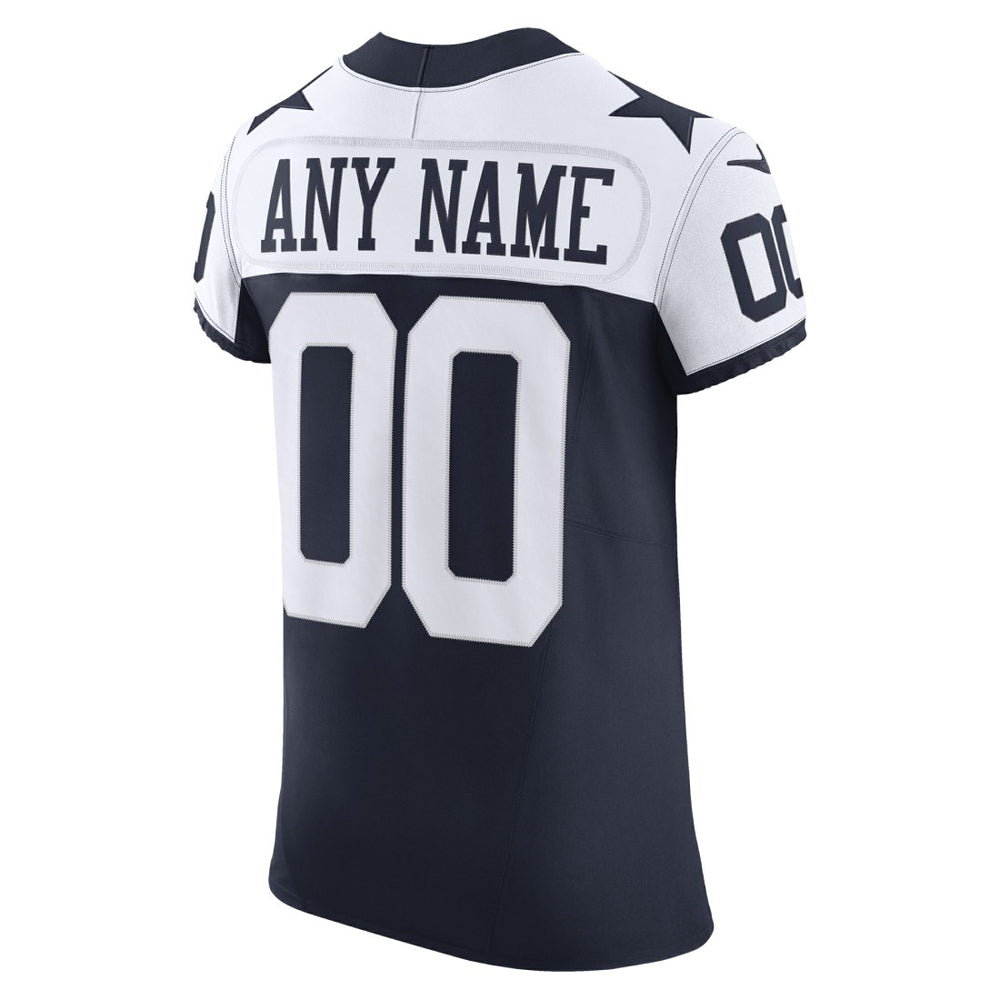Dallas Cowboys Vapor F.U.S.E. Elite Custom Jersey - Navy Jerseys