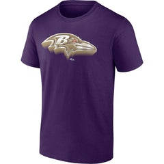 Baltimore Ravens Chrome Dimension T-Shirt - Purple T-shirts