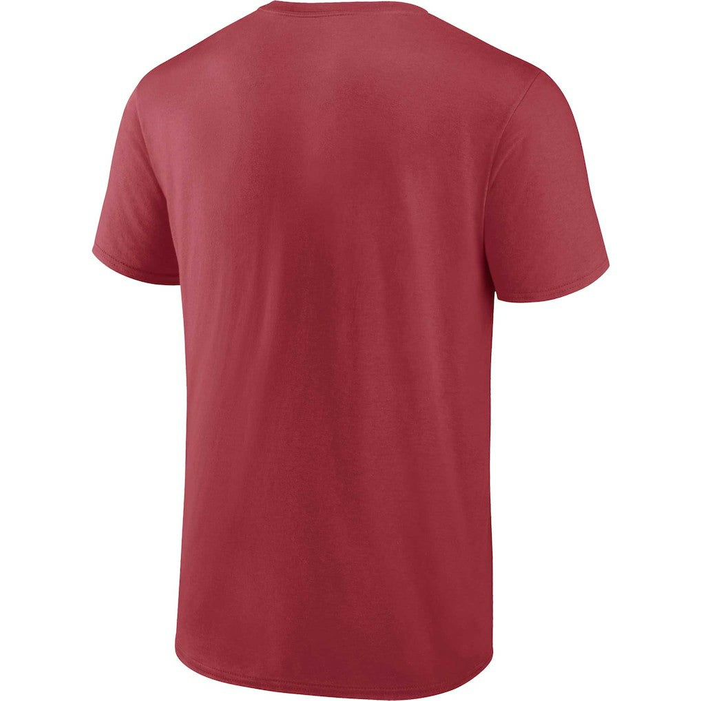 Arizona Cardinals Chrome Dimension T-Shirt - Cardinal T-shirts