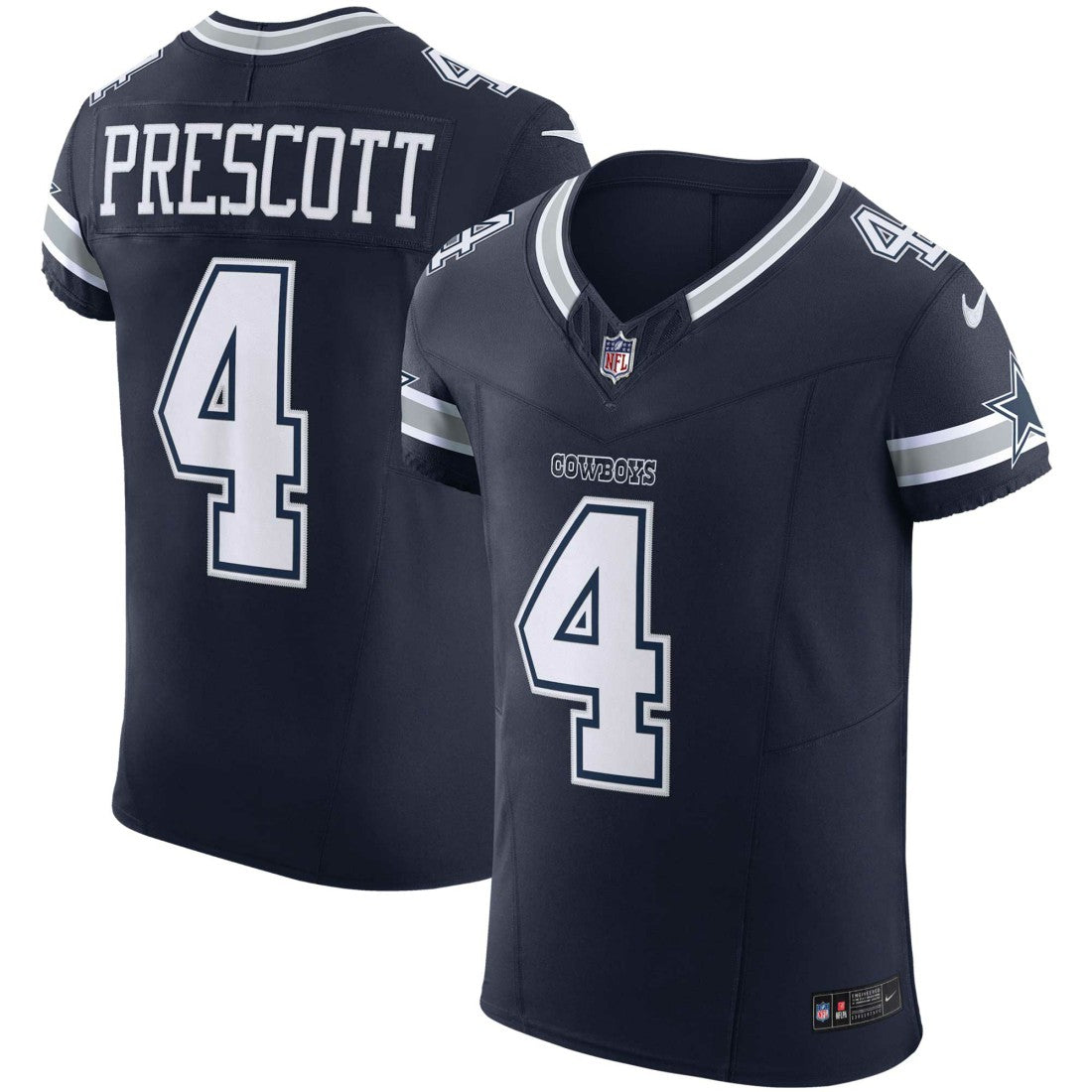 Dak Prescott Dallas Cowboys Vapor F.U.S.E. Elite Jersey - Navy Jerseys