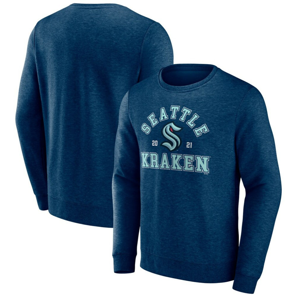 Seattle Kraken Fanatics Classic Arch Pullover Sweatshirt - Navy | US 5022441