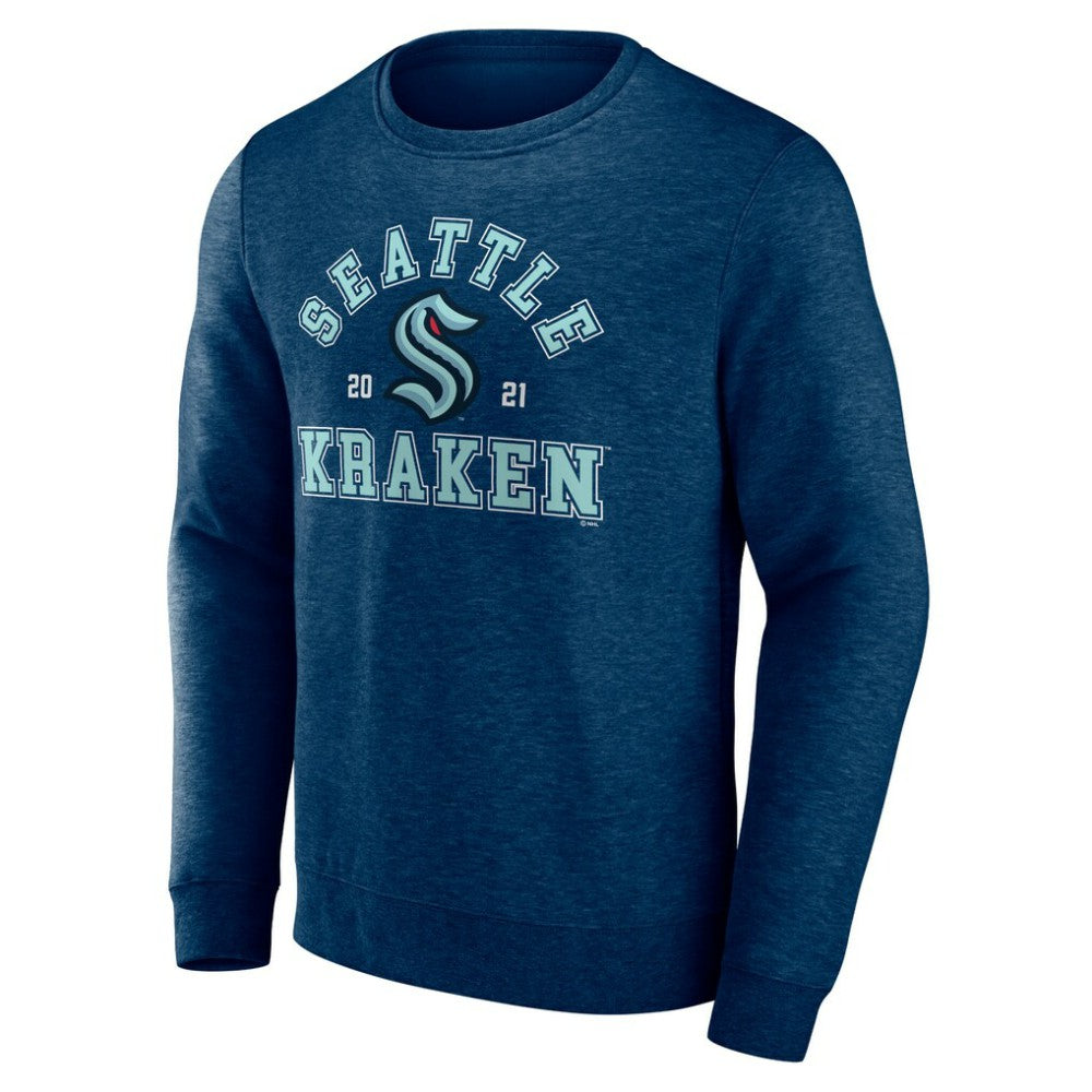 Seattle Kraken Fanatics Classic Arch Pullover Sweatshirt - Navy | US 5022441