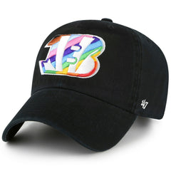 Cincinnati Bengals '47 Team Pride Clean Up Adjustable Hat - Black Hats