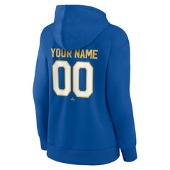 Milwaukee Brewers Women's Personalized Cooperstown Collection Winning Streak Pullover Hoodie - Royal Hoodies