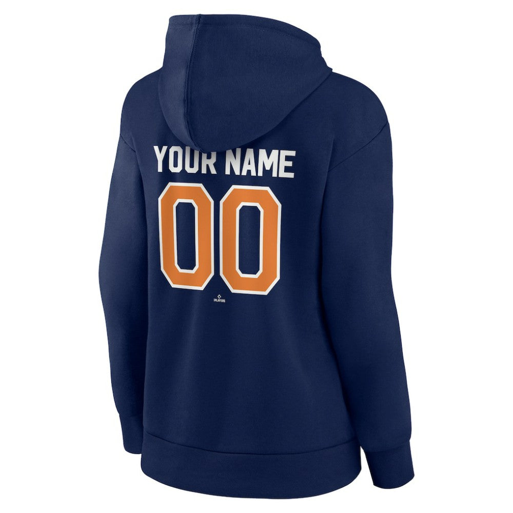 San Diego Padres Women's Personalized Cooperstown Collection Winning Streak Pullover Hoodie - Navy Hoodies
