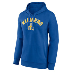 Seattle Mariners Women's Personalized Cooperstown Collection Winning Streak Pullover Hoodie - Royal Hoodies
