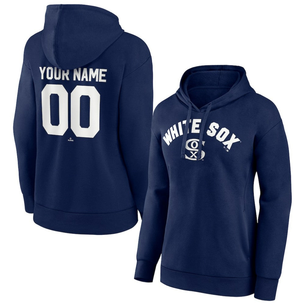 Chicago White Sox Women's Cooperstown Collection Personalized Alternate Winning Streak Pullover Hoodie - Navy Hoodies