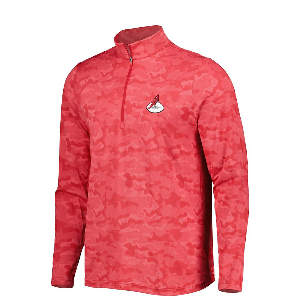Arizona Cardinals Antigua Brigade Throwback Quarter-Zip Top - Red Tops