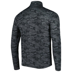 Atlanta Falcons Antigua Brigade Quarter-Zip Sweatshirt - Black Sweatshirts