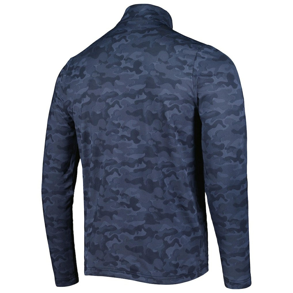 Chicago Bears Antigua Brigade Quarter-Zip Sweatshirt - Navy Sweatshirts