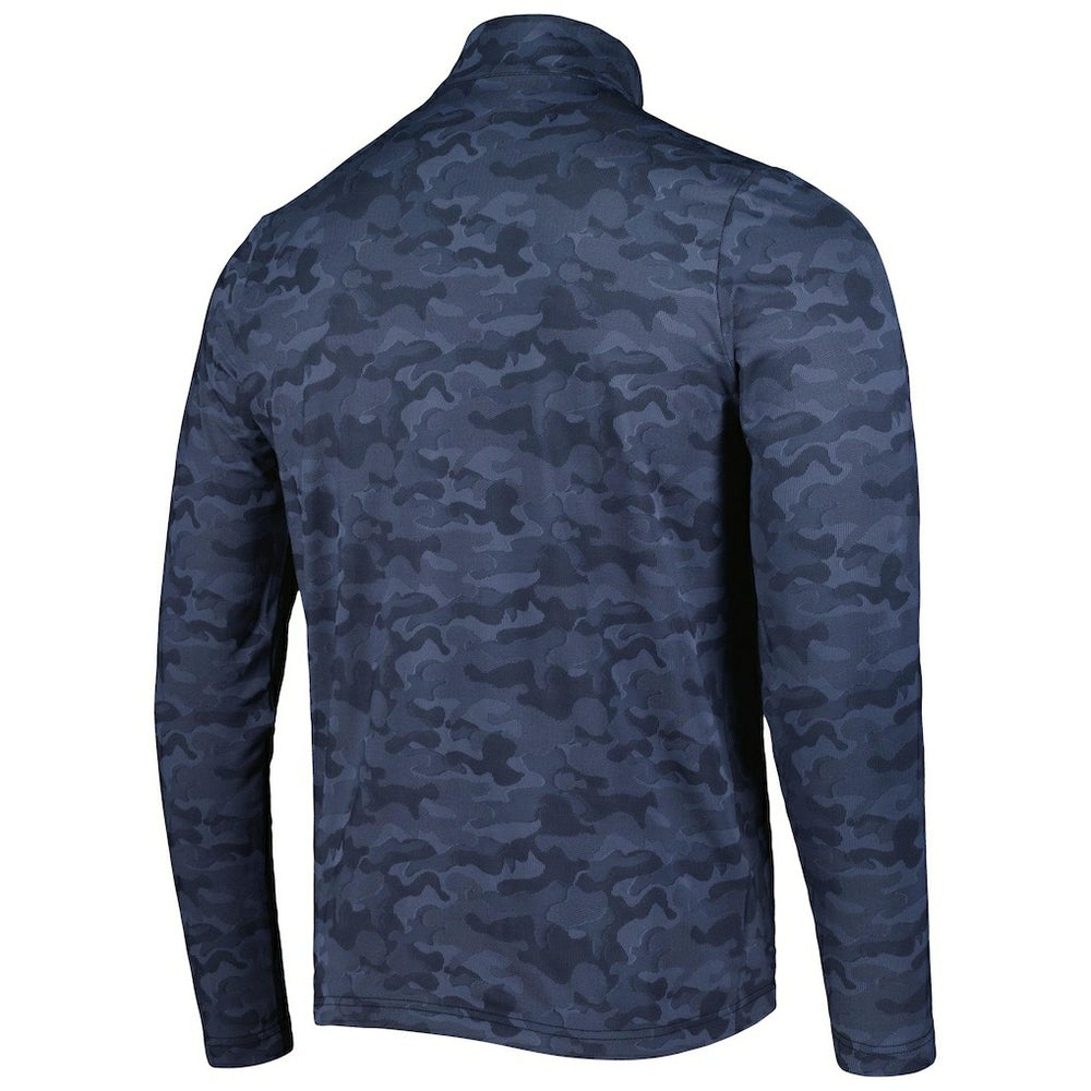 Chicago Bears Antigua Brigade Quarter-Zip Sweatshirt - Navy Sweatshirts