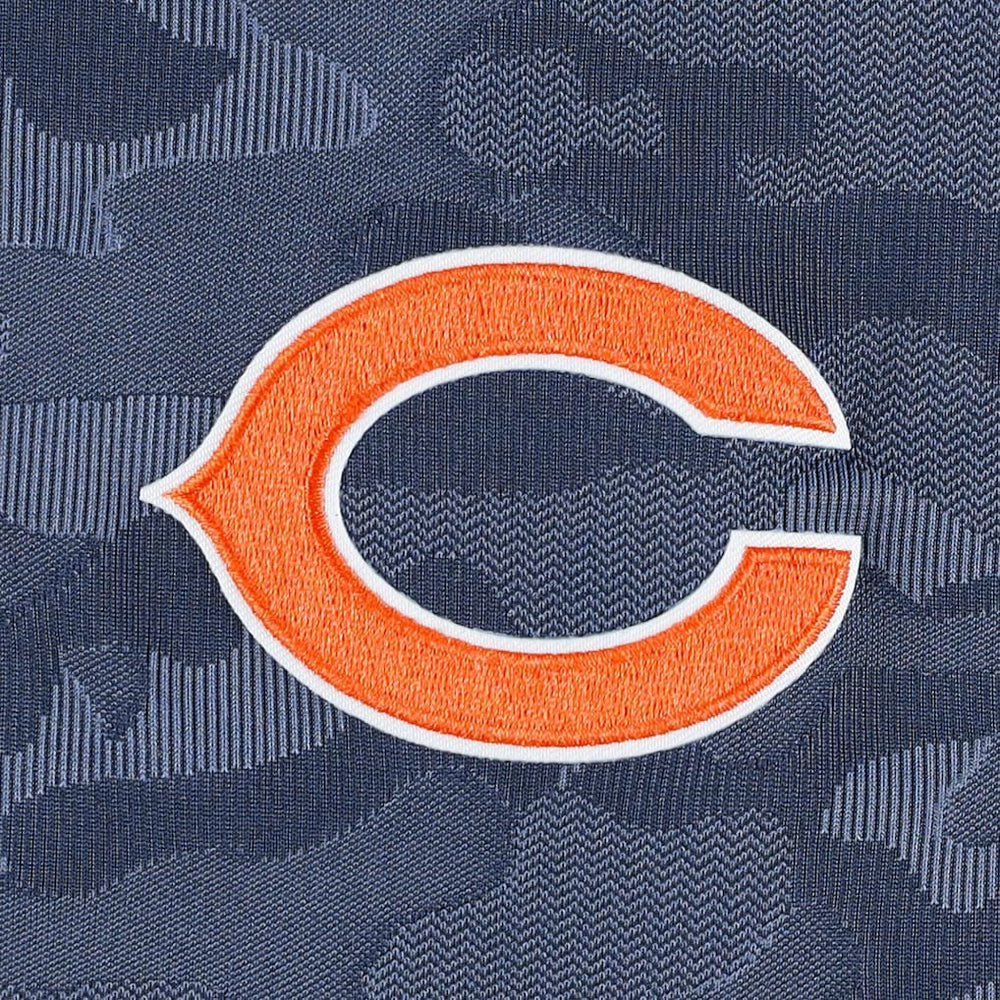Chicago Bears Antigua Brigade Quarter-Zip Sweatshirt - Navy Sweatshirts