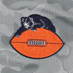 Chicago Bears Antigua Brigade Throwback Quarter-Zip Top - Gray Tops