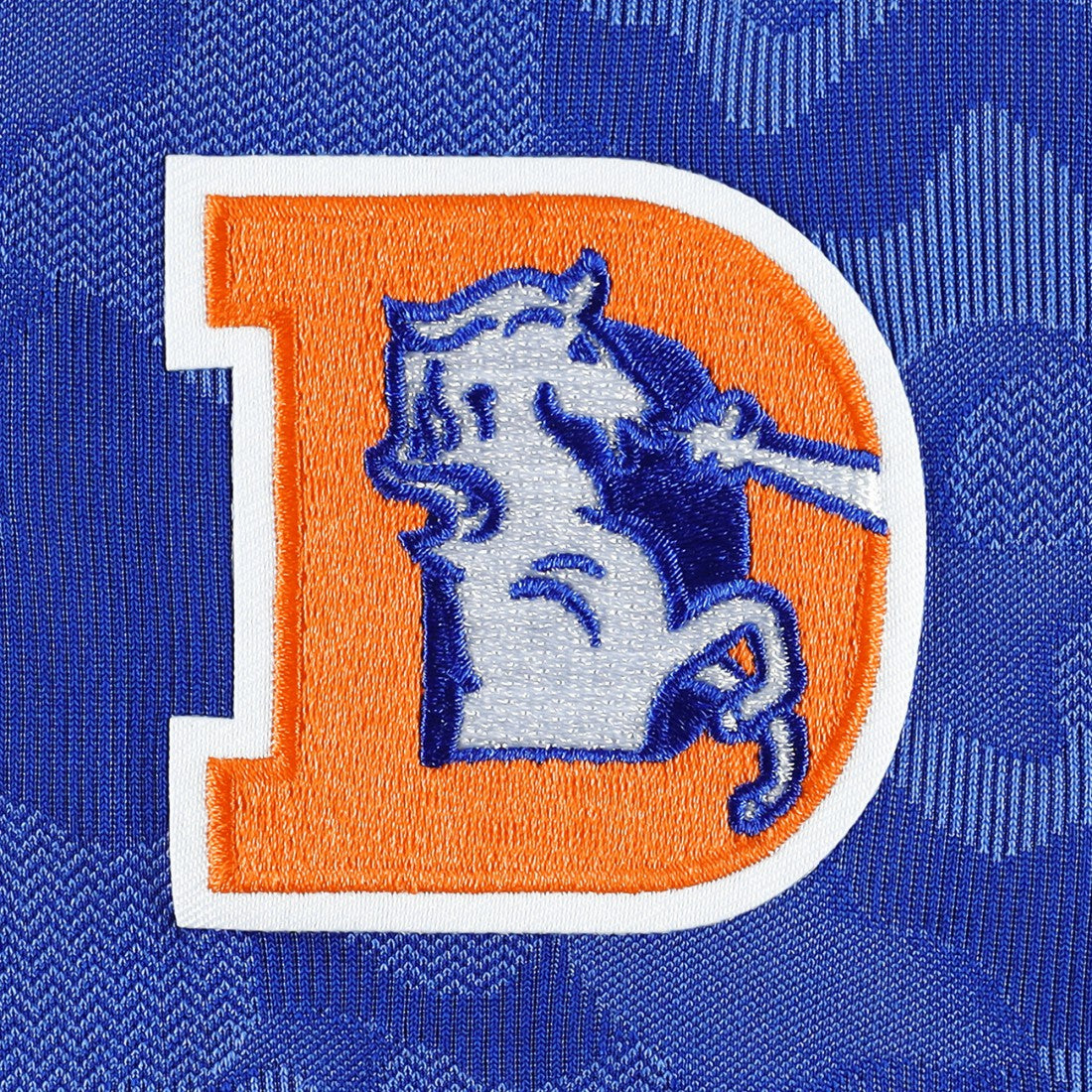 Denver Broncos Antigua Brigade Throwback Quarter-Zip Top - Royal Tops