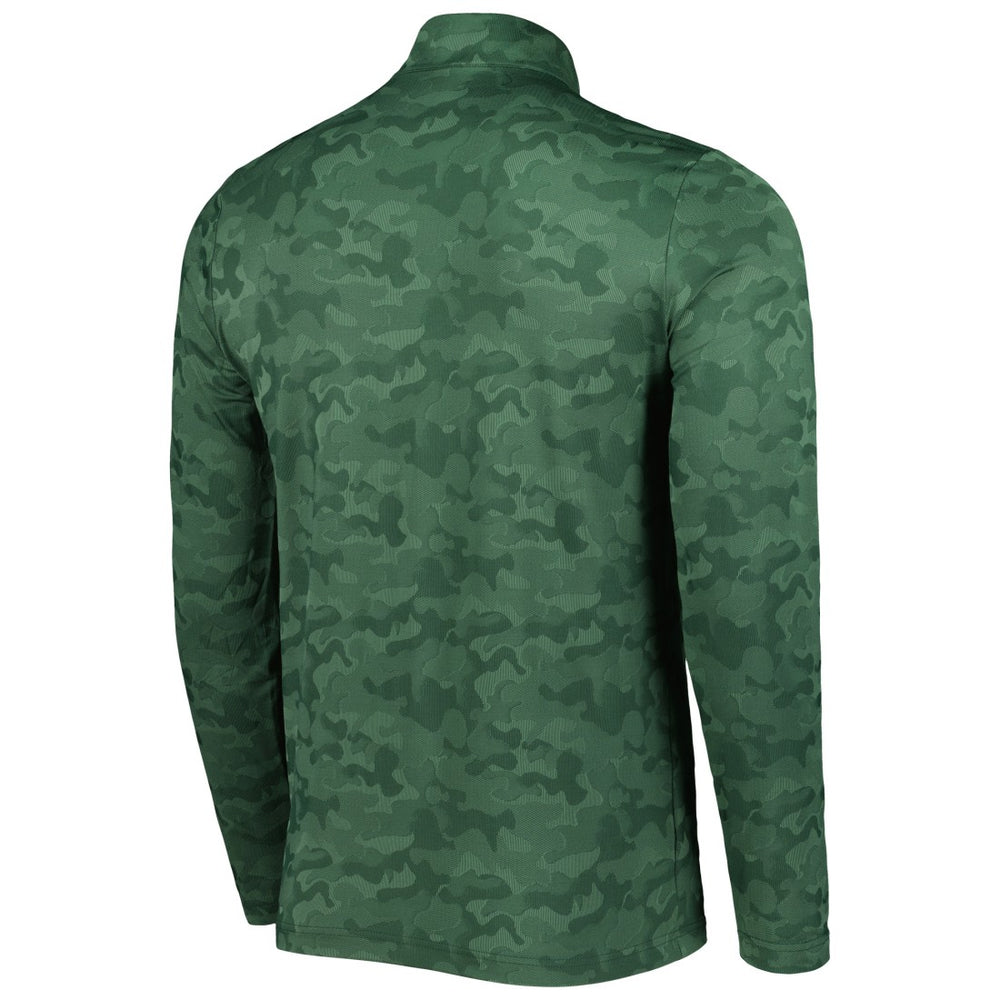 Green Bay Packers Antigua Brigade Quarter-Zip Sweatshirt - Green Sweatshirts