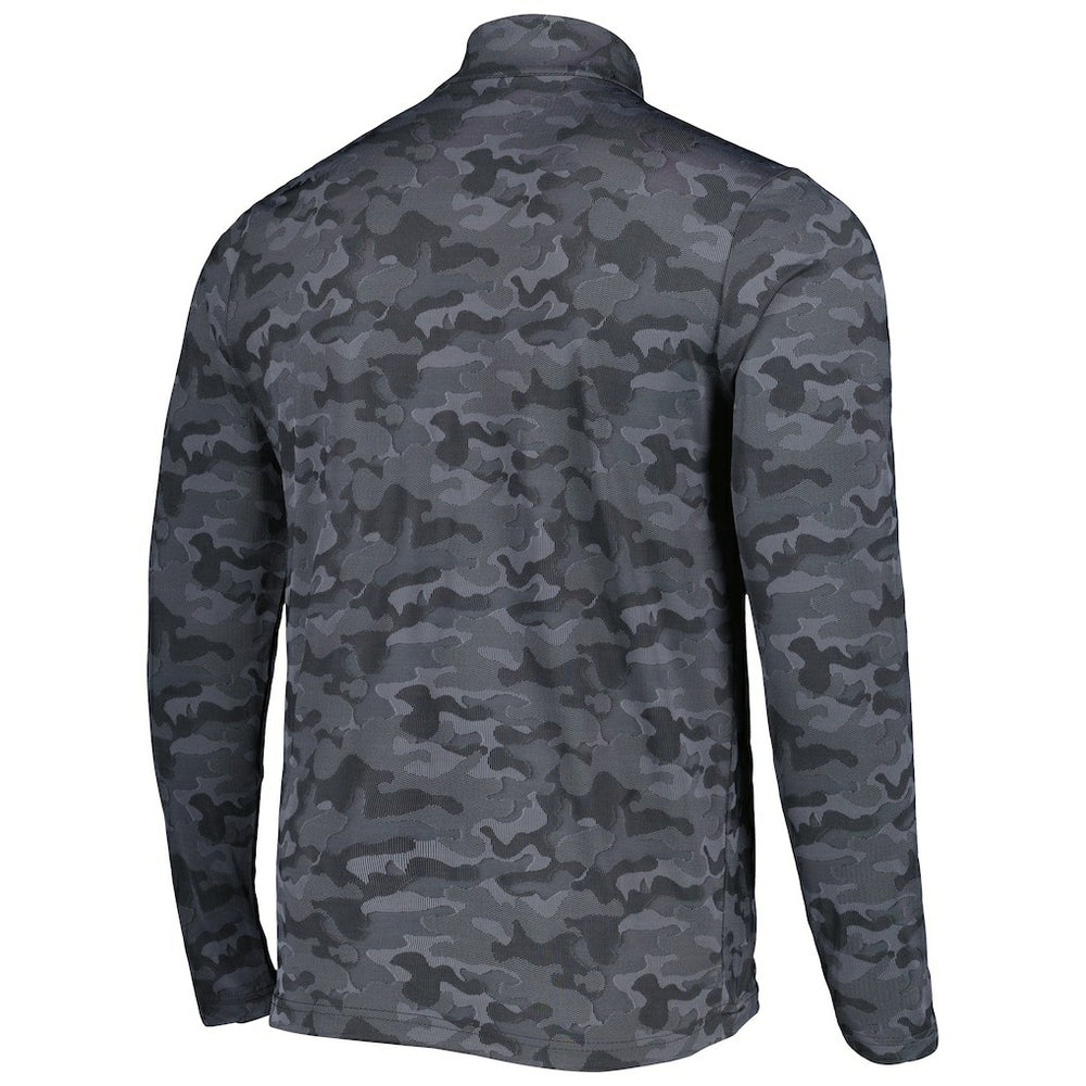 Las Vegas Raiders Antigua Brigade Quarter-Zip Sweatshirt - Black Sweatshirts