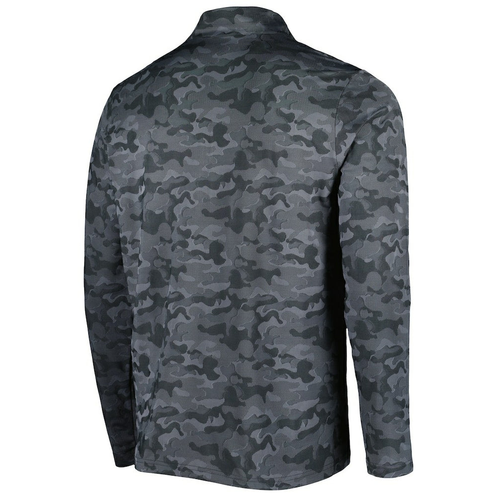 Pittsburgh Steelers Antigua Brigade Quarter-Zip Sweatshirt - Black Sweatshirts