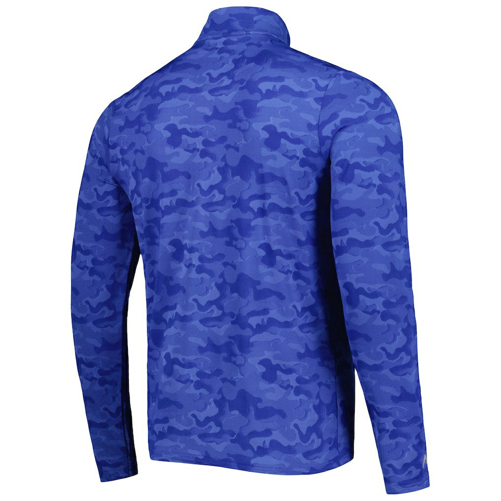 Seattle Seahawks Antigua Brigade Throwback Quarter-Zip Top - Royal Tops