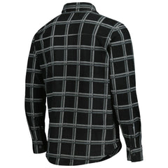 Las Vegas Raiders Antigua Industry Flannel Button-Up Shirt Jacket - Black Jackets