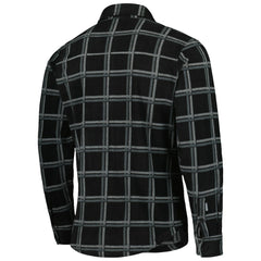 Pittsburgh Steelers Antigua Industry Flannel Button-Up Shirt Jacket - Black Jackets