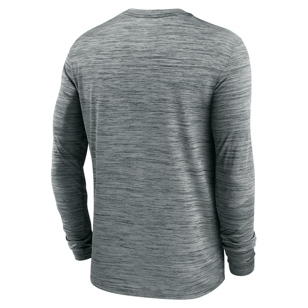 Tennessee Titans Sideline Team Velocity Performance Long Sleeve T-Shirt - Heather Gray T-shirts