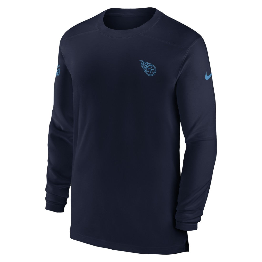 Tennessee Titans Sideline Coach Performance Long Sleeve T-Shirt - Navy T-shirts
