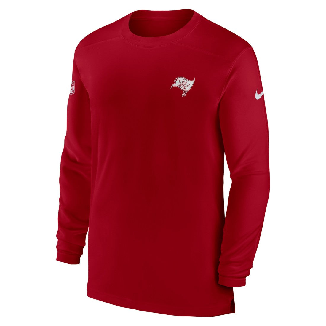 Tampa Bay Buccaneers Sideline Coach Performance Long Sleeve T-Shirt - Red T-shirts