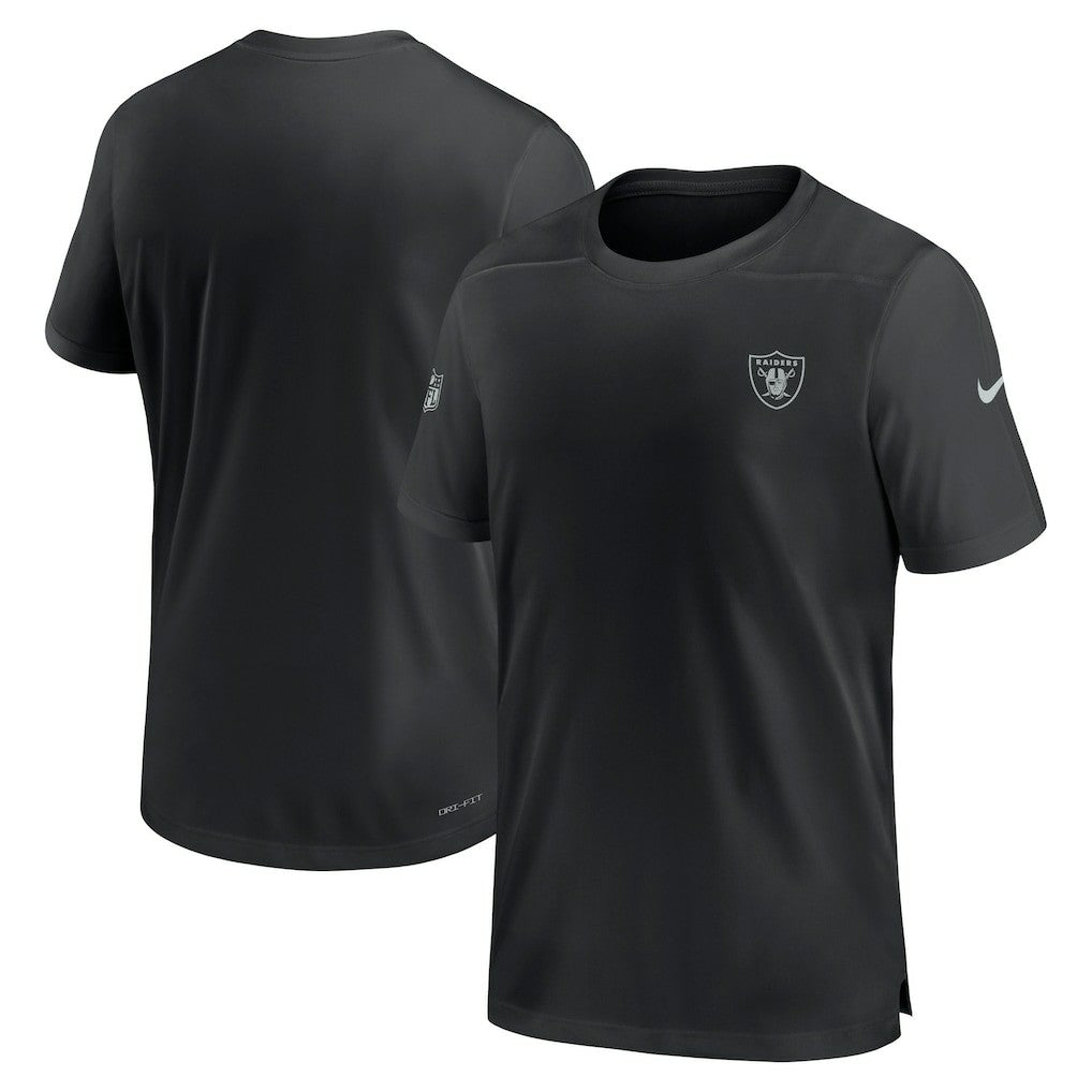 Las Vegas Raiders Sideline Coach Performance T-Shirt - Black T-shirts