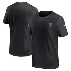 Las Vegas Raiders Sideline Coach Performance T-Shirt - Black T-shirts