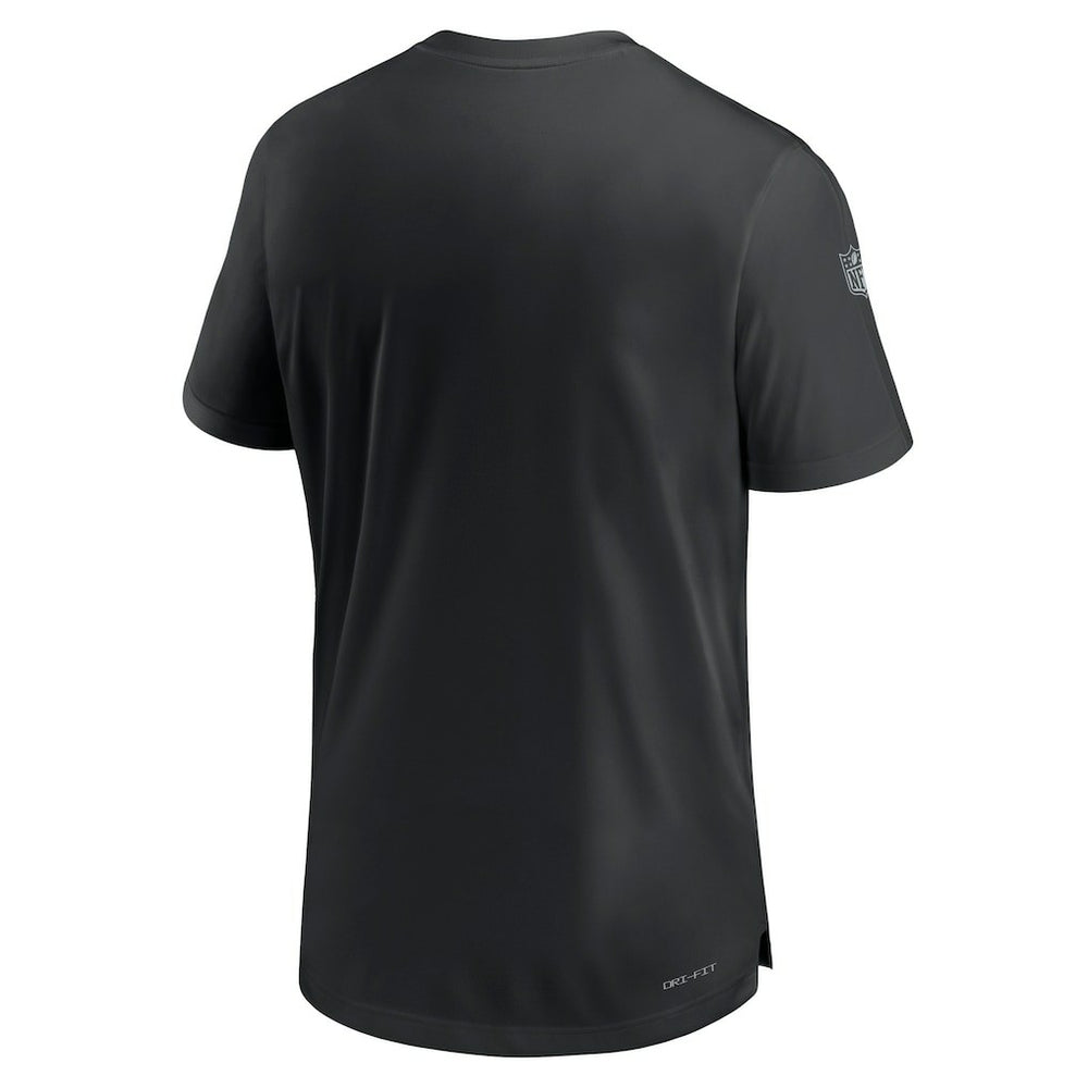 Las Vegas Raiders Sideline Coach Performance T-Shirt - Black T-shirts