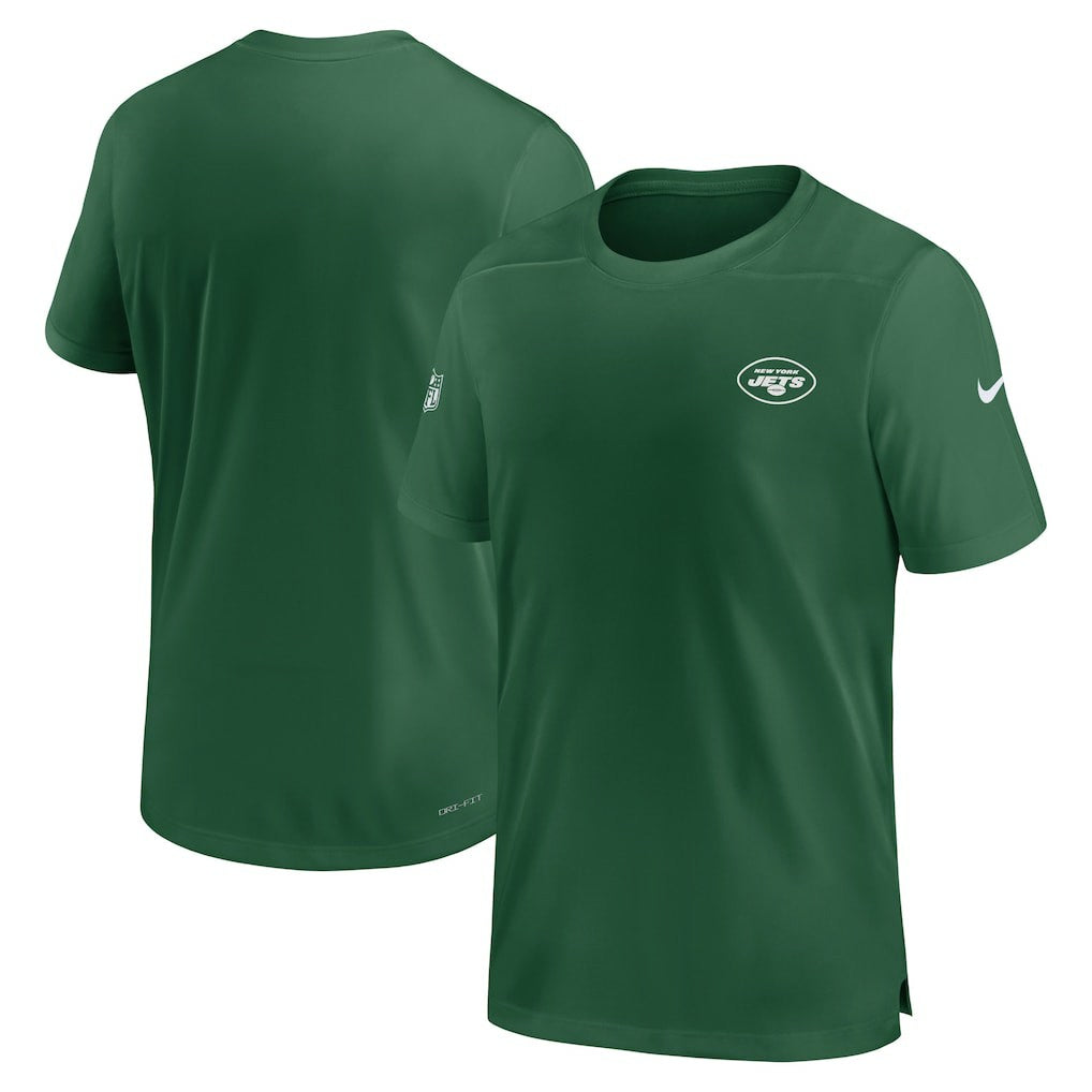 New York Jets Sideline Coach Performance T-Shirt - Green T-shirts