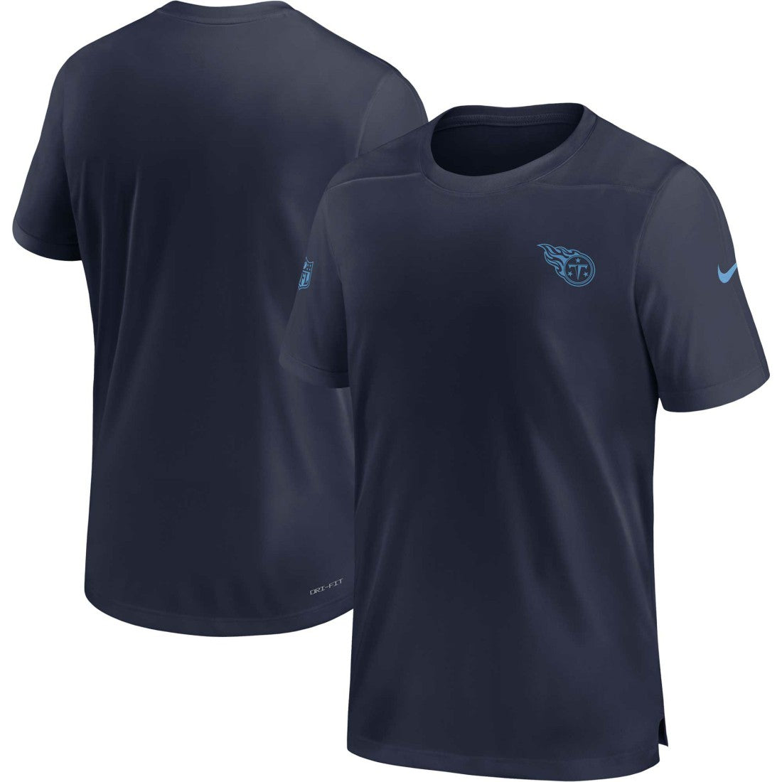 Tennessee Titans Sideline Coach Performance T-Shirt - Navy T-shirts
