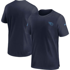 Tennessee Titans Sideline Coach Performance T-Shirt - Navy T-shirts