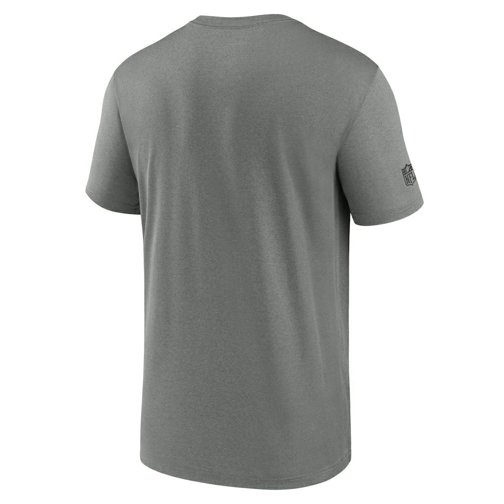 Las Vegas Raiders Sideline Legend Performance T-Shirt - Heather Gray T-shirts
