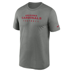 Arizona Cardinals Sideline Legend Performance T-Shirt - Heather Gray T-shirts