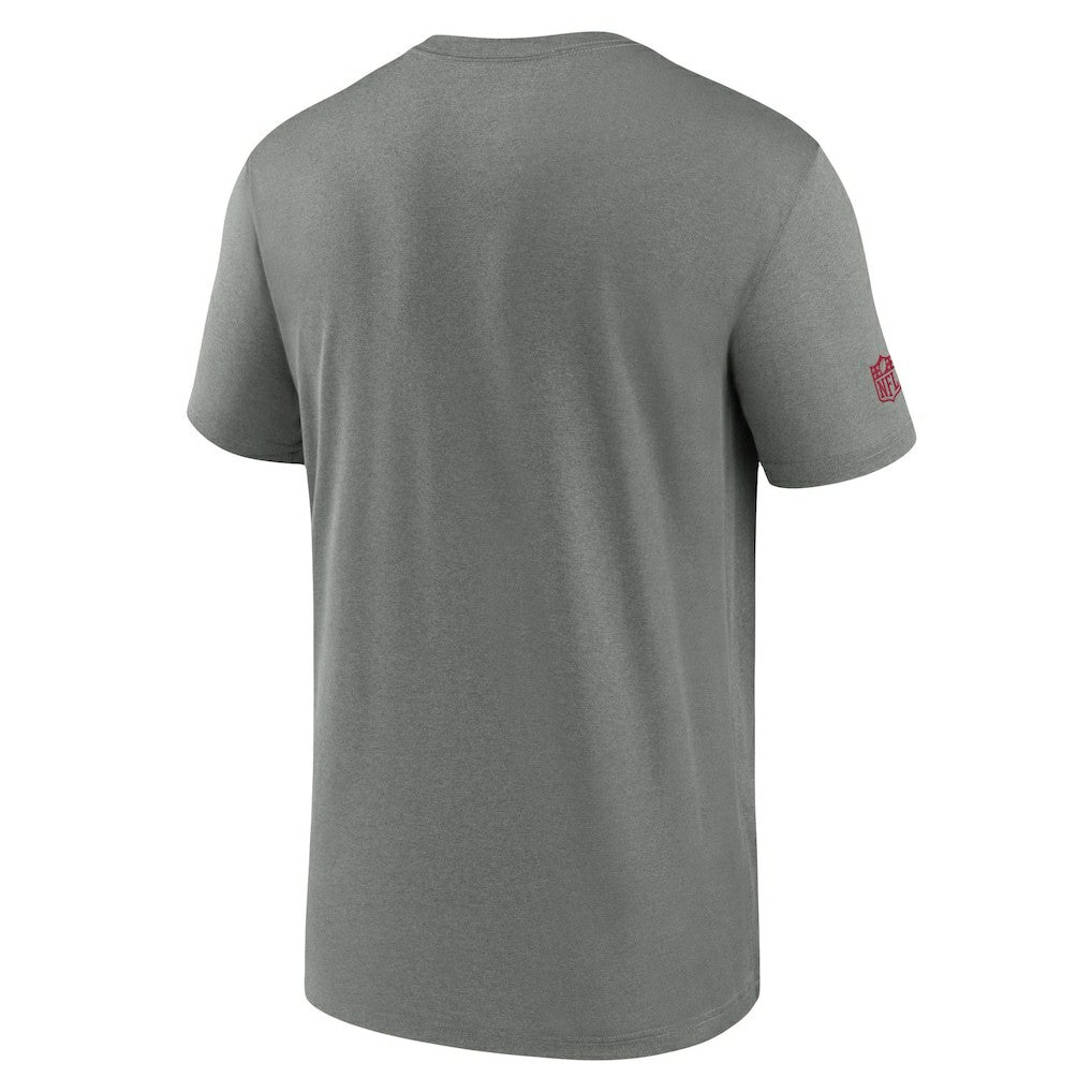 Arizona Cardinals Sideline Legend Performance T-Shirt - Heather Gray T-shirts
