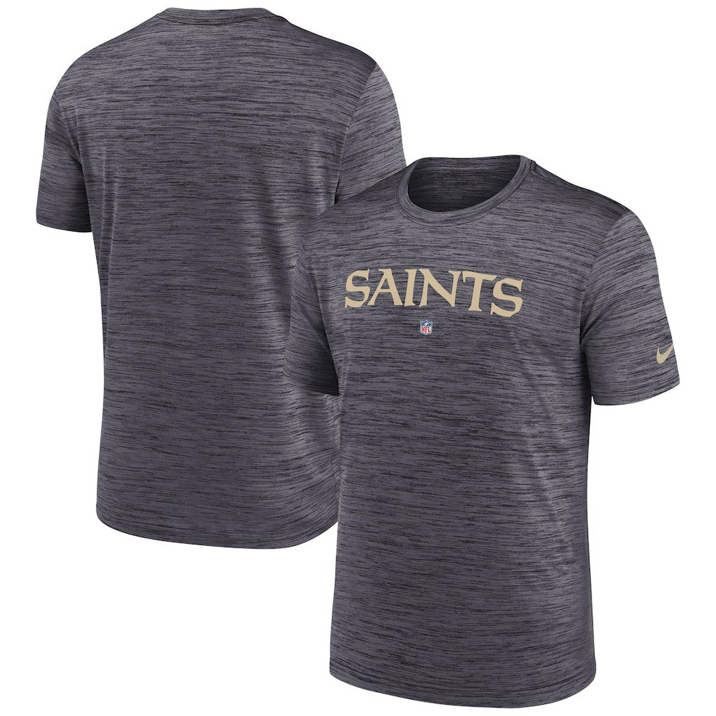 New Orleans Saints Velocity Performance T-Shirt - Black T-shirts