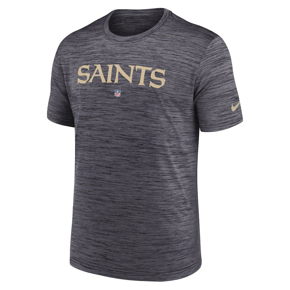 New Orleans Saints Velocity Performance T-Shirt - Black T-shirts
