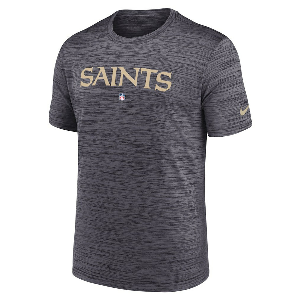 New Orleans Saints Velocity Performance T-Shirt - Black T-shirts