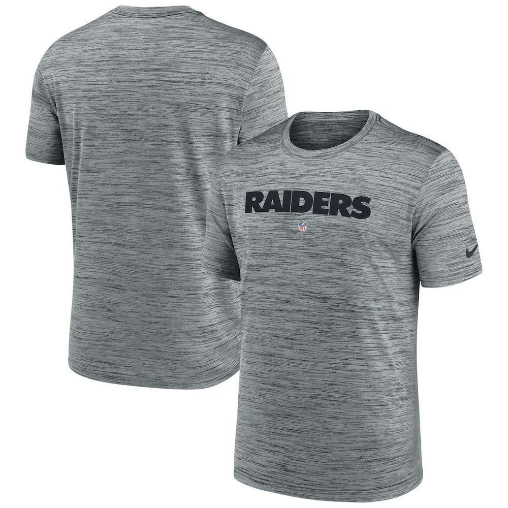 Las Vegas Raiders Velocity Performance T-Shirt - Gray T-shirts