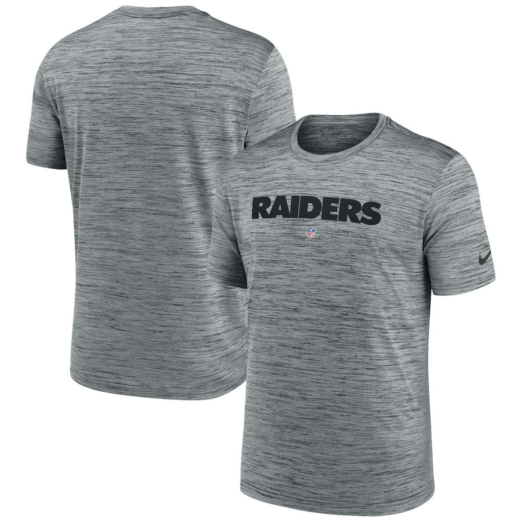 Las Vegas Raiders Velocity Performance T-Shirt - Gray T-shirts