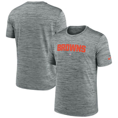 Cleveland Browns Velocity Performance T-Shirt - Gray T-shirts