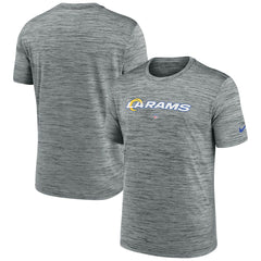 Los Angeles Rams Velocity Performance T-Shirt - Gray T-shirts