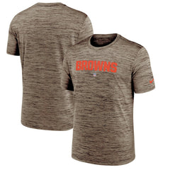 Cleveland Browns Velocity Performance T-Shirt - Brown T-shirts