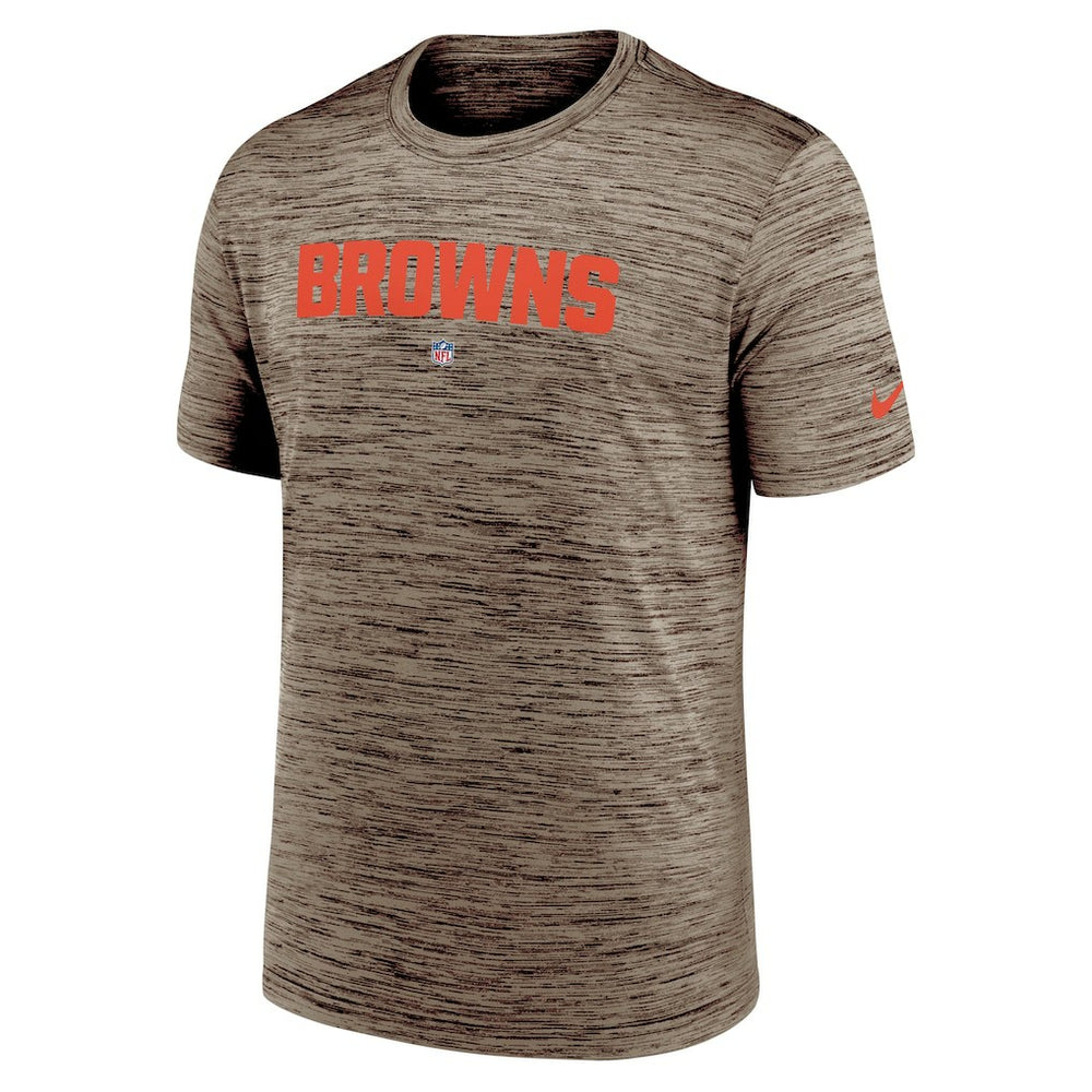 Cleveland Browns Velocity Performance T-Shirt - Brown T-shirts