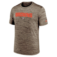 Cleveland Browns Velocity Performance T-Shirt - Brown T-shirts
